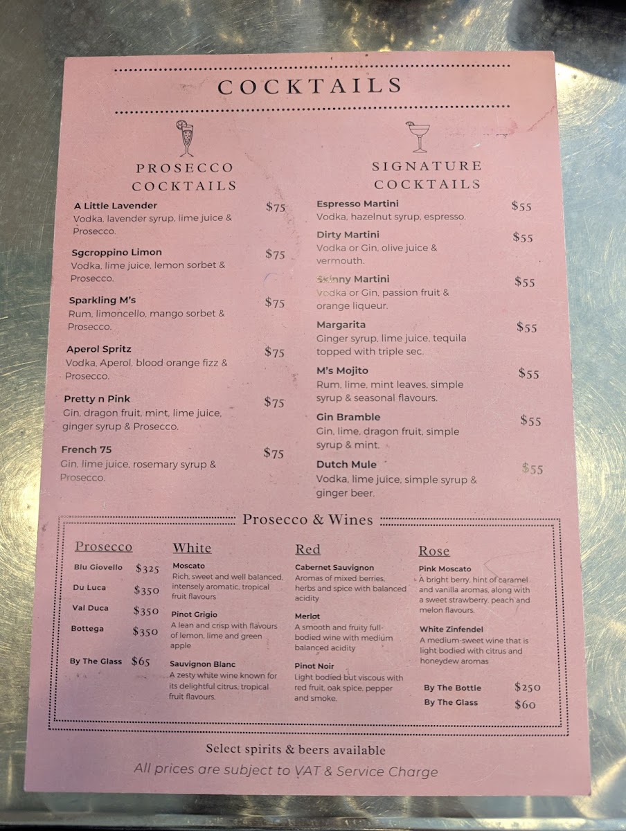 Menu Maria's Bakery-1