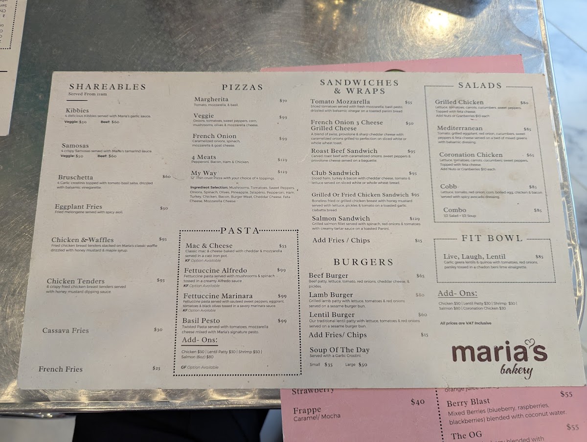 Menu Maria's Bakery-4